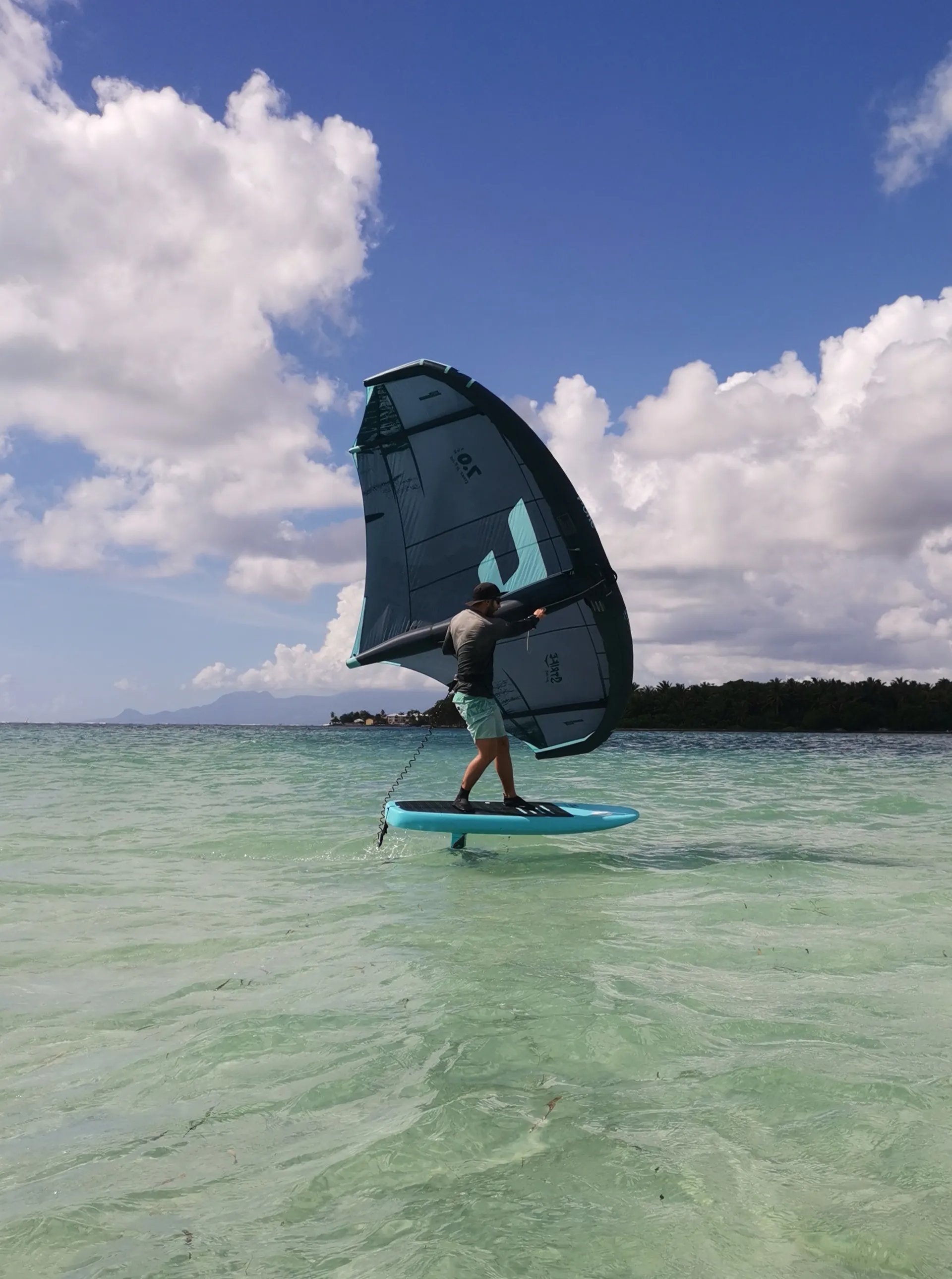 Lagon de l’Anse du Belley, spot de kitesurf à Sainte-Anne en Guadeloupe