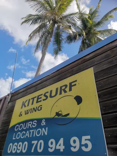 Session kitesurf et wingfoil à Sainte-Anne, Guadeloupe — photo 9